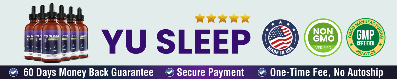 Yu Sleep Drops promotional banner